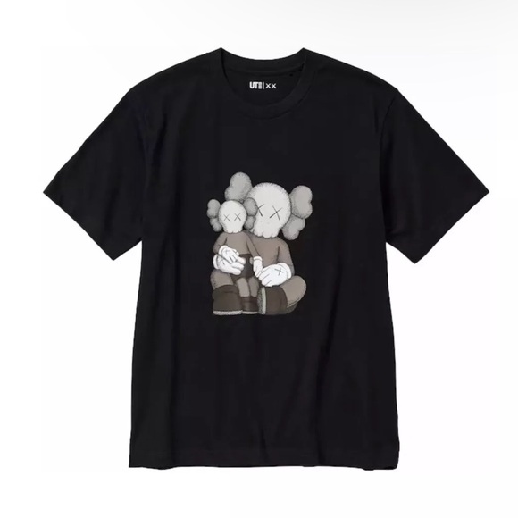Uniqlo x Kaws UT Short Sleeve Graphic T-Shirt Black Men’s XL - Picture 1 of 2